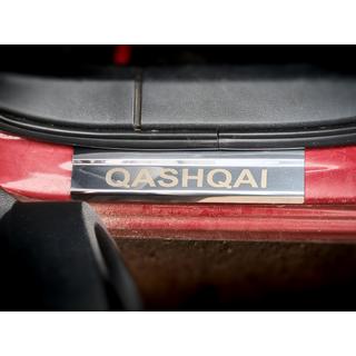 Einstiegsleisten Edelstahl Carmos V1 4 Stück Nissan Qashqai 2007-2010 Foto 4