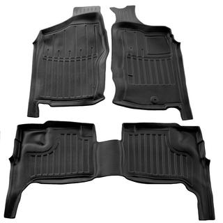 Gummimatten Stingray 3D (Für Navara (D22), Rechtslenker, 3-tlg) Nissan NP300 1999-2015