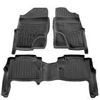 Nissan Navara 2006-2015 Gummimatten Stingray 3D Rechtslenker (3-teilig) Foto 1