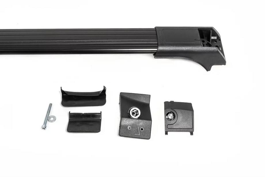 Kia Carnival 2021- Dachträger Querträger für normale Reling ohne Schloss Flybar V1 (2 Stk) bis 110 cm, schwarz Foto 9