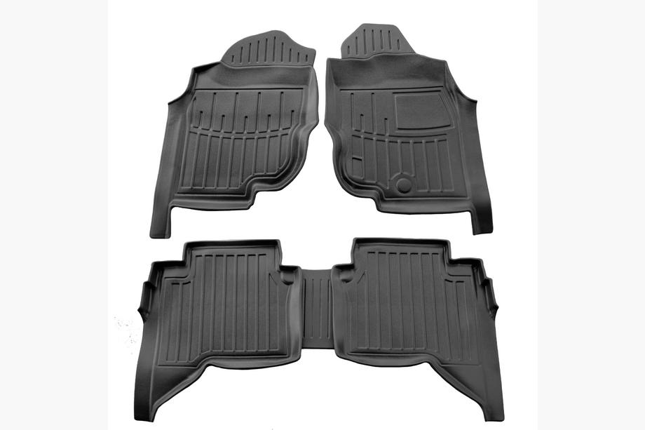 Toyota Hilux 2006-2015 Gummimatten Stingray 3D (Rechtslenker, Crew Cab, 5-teilig) Image