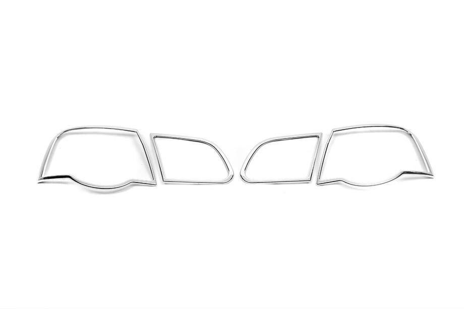 Volkswagen Passat B6 2006-2012 Chrom Blenden für Rückleuchten (2 Stk., Kunststoff) Image
