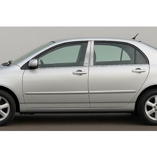 Chrom Säulenabdeckungen (4 Stk, Edelstahl) Toyota Corolla 2002-2007 Foto 1