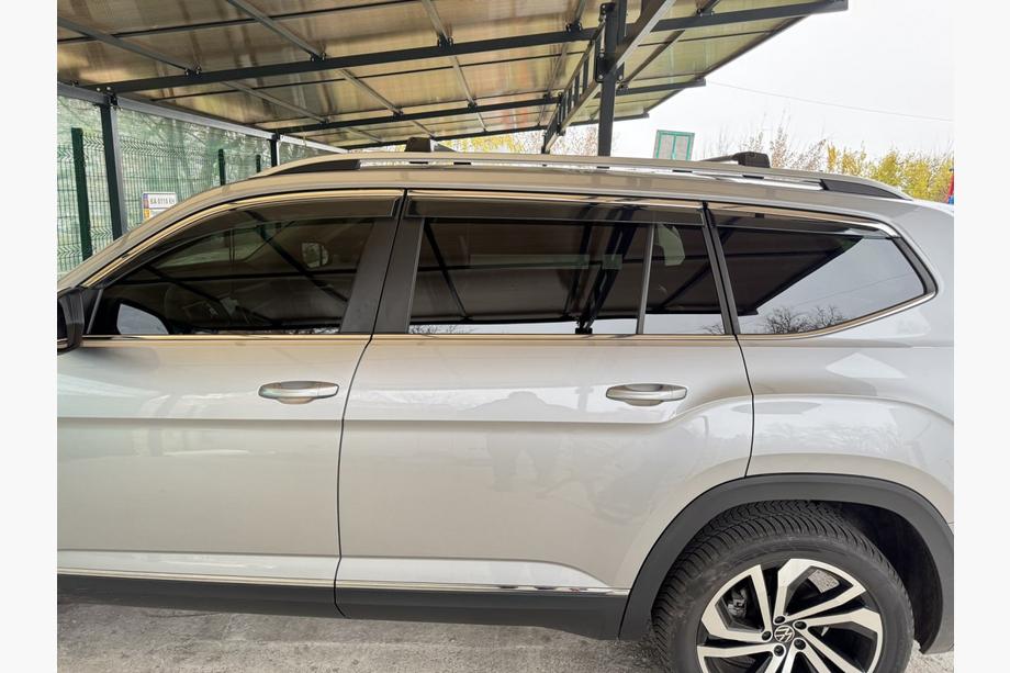 Volkswagen Atlas (Terramont) 2016- Dachträger Querträger für normale Reling ohne Schloss Flybar V1 (2 Stk) bis 140 cm, Schwarz Image