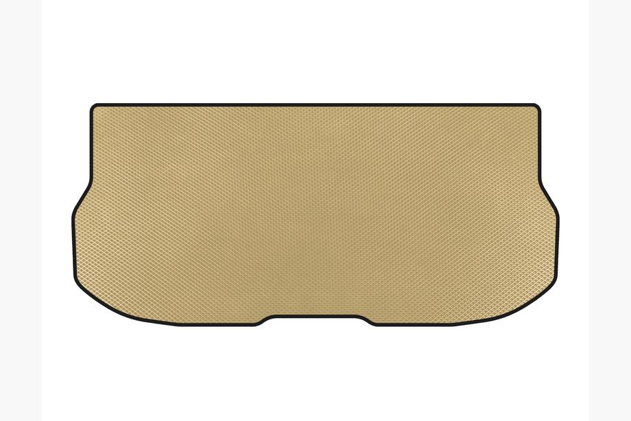 Nissan Quest 2011-2017 EVA Kofferraummatte (mit 3. Sitzreihe, 7-Sitzer, Beige) Image