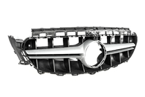 Mercedes E-class coupe C238 2016-2024 Frontgrill im E63 AMG Design Silber (für Avantgarde/AMG-Line/E43/E53 2016-2020) Foto 3