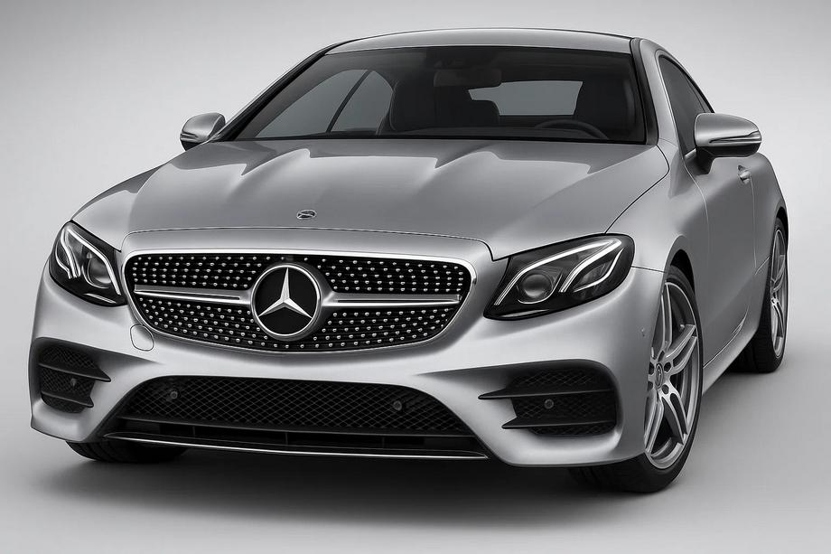 Mercedes E-class coupe C238 2016-2024 Frontgrill Diamond Silber (für Avantgarde/AMG-Line/E43 AMG/E53 AMG 2016-2020) Ohne Kameravorbereitung Image