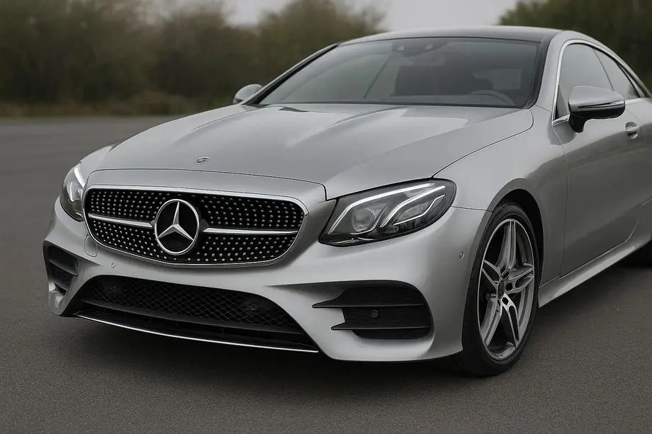 Mercedes E-class coupe C238 2016-2024 Frontgrill Diamond Black (für Avantgarde/AMG-Line/E43 AMG/E53 AMG 2016-2020) Image