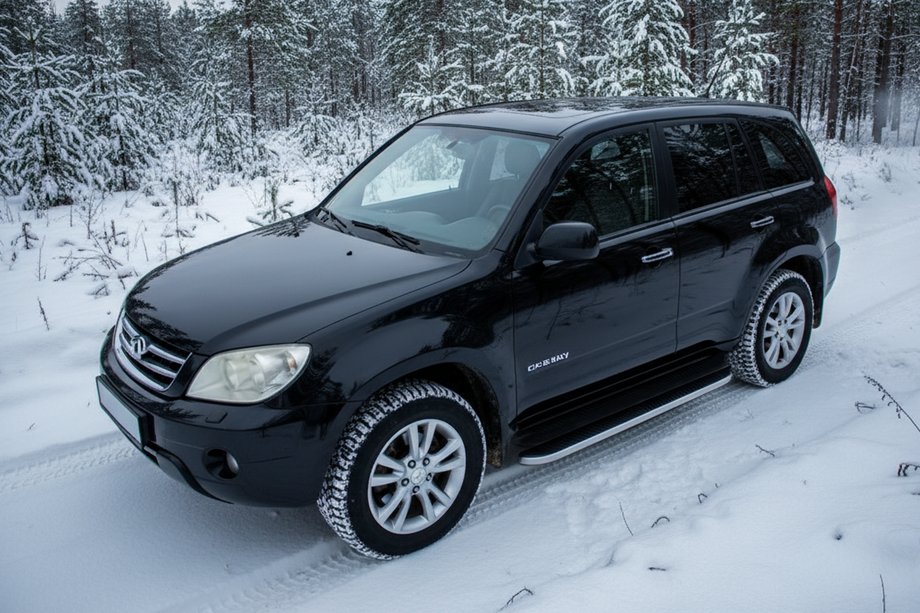 Chery Tiggo 1 2005-2016 Seitenschweller Tayga (2 Stk., Aluminium) Image