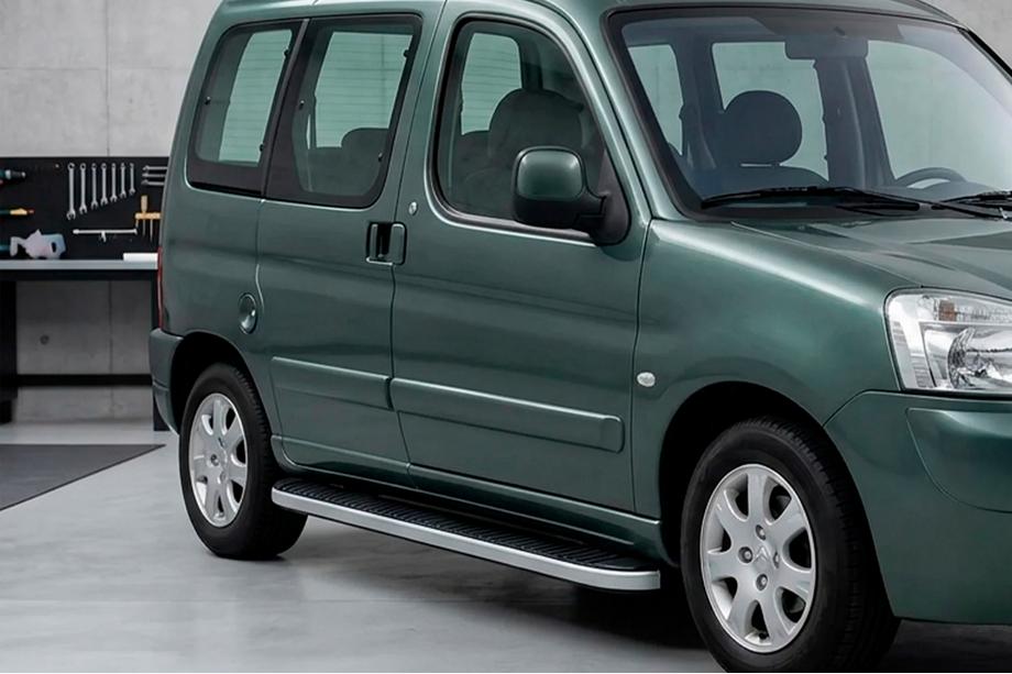 Peugeot Partner 1996-2008 Seitenschweller Tayga Grey (2 Stk., Aluminium) Image