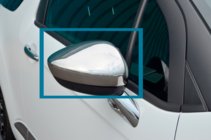 Citroen DS-3 2009-2016 Spiegelabdeckungen (2 Stk, Edelstahl) Carmos - Türkischer Edelstahl Foto 2