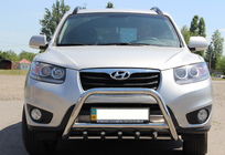 Hyundai Santa Fe 2 2006-2012 Frontbügel WT003 (Edelstahl) Foto 1