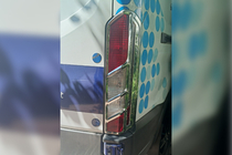 Ford Transit 2014- Chrom Rückleuchten Abdeckungen (2 Stk, Kunststoff) Foto 2