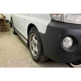 Seitliche Rohre BB002 (2 Stk., Edelstahl) Hyundai H200, H1, Starex 1998-2007 Foto 3