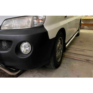 Seitliche Rohre BB002 (2 Stk., Edelstahl) Hyundai H200, H1, Starex 1998-2007 Foto 1