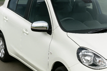 Nissan Note 2012-2020 Spiegelabdeckungen (2 Stk., Edelstahl) Carmos - Türkischer Edelstahl Foto 1