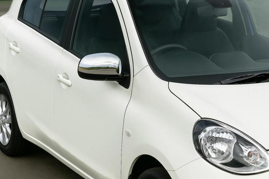Nissan Note 2012-2020 Spiegelabdeckungen (2 Stk., Edelstahl) Carmos - Türkischer Edelstahl Image