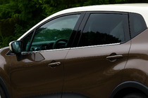 Renault Captur 2013-2019 Fensterzierleisten Edelstahl (4 Stk) Foto 1