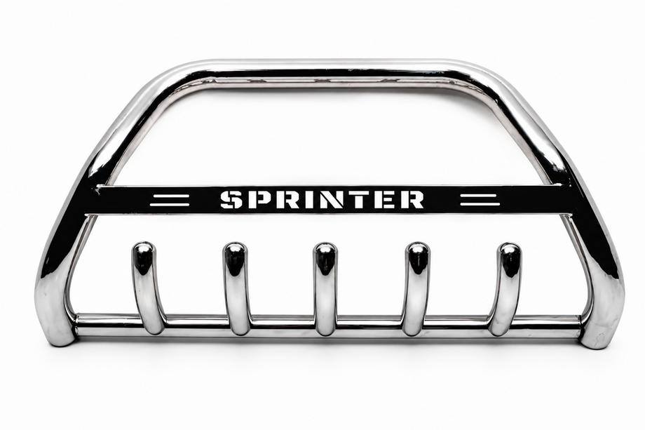 Mercedes Sprinter W906 2006–2018 Frontbügel WT003 (Edelstahl) 60mm, ohne Schriftzug Foto 2