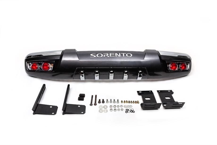 Kia Sorento I BL 2002-2009 Heckansatz S0401 (Kunststoff) Image