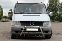 Mercedes Vito W638 1996-2003 Frontbügel WT003/4 (Edelstahl) ohne Schriftzug, 51mm Foto 3