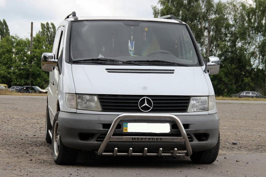 Mercedes Vito W638 1996-2003 Frontbügel WT003/4 (Edelstahl) Foto 4