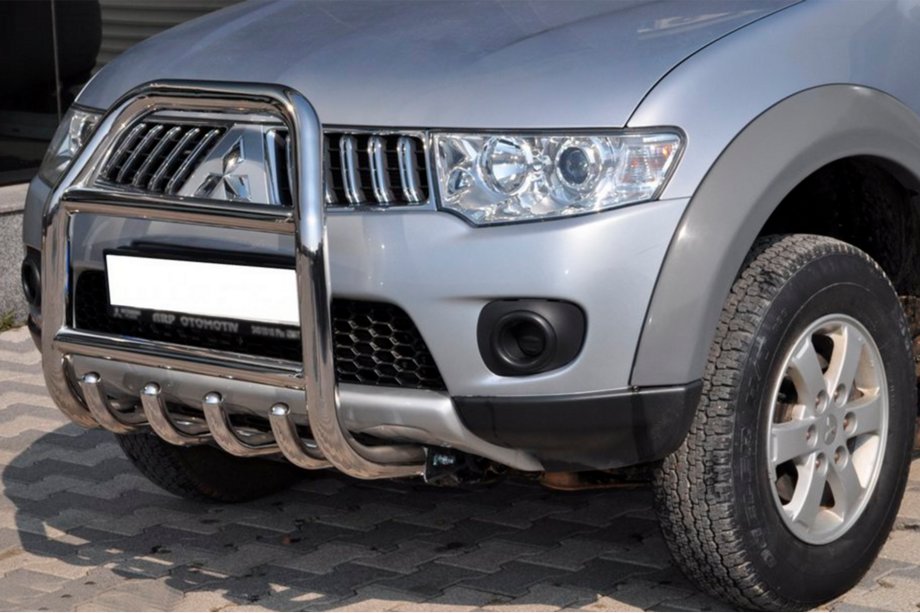 Mitsubishi L200 2006-2015 Frontbügel QT007 (Edelstahl) Foto 2