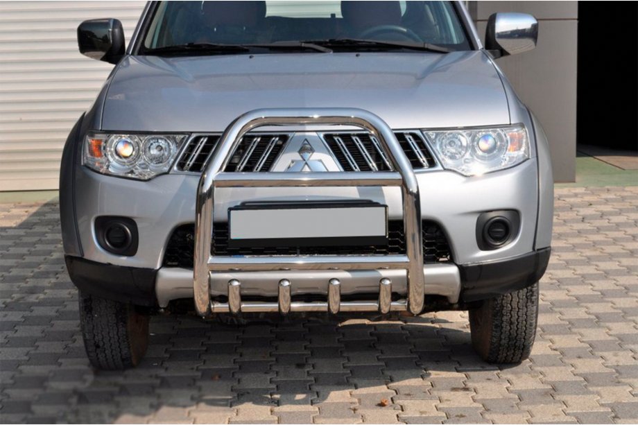 Mitsubishi L200 2006-2015 Frontbügel QT007 (Edelstahl) Foto 1