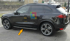 Porsche Cayenne 2010-2017 Seitenschweller OEM (2 Stk., Aluminium) Foto 5