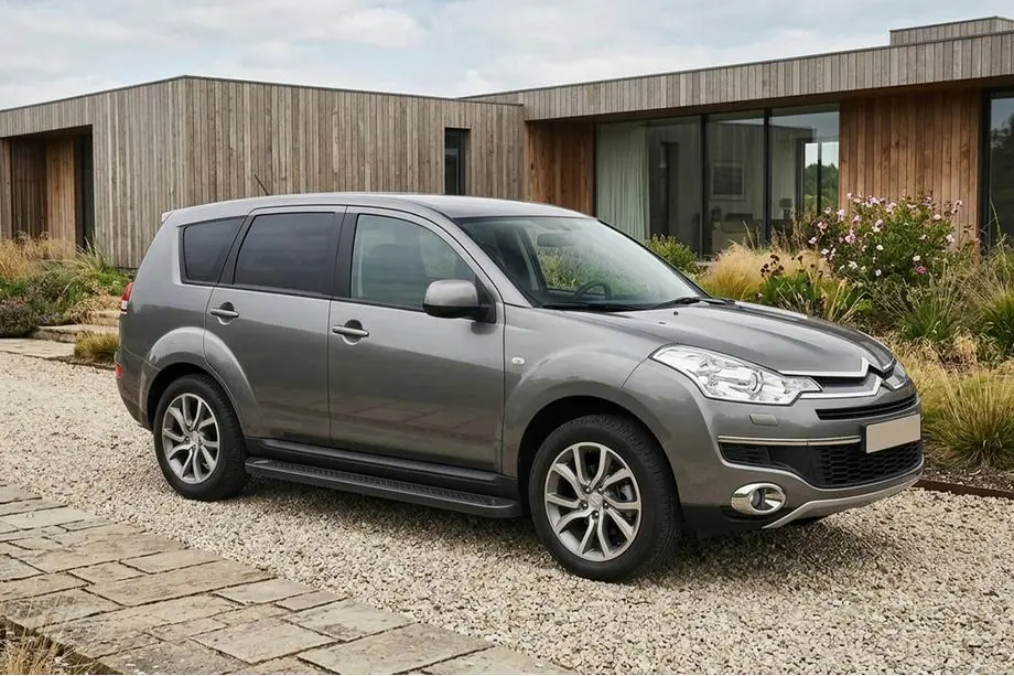 Citroen C-Crosser 2007-2013 Trittbretter Allmond Black (2 Stk., Aluminium) Image