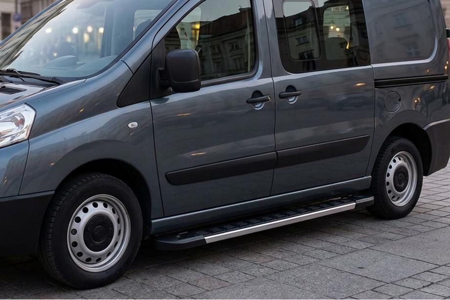 Citroen Jumpy 2007–2017 Seitenschweller RedLine V1 (2 Stk., Aluminium) Kurzer Radstand Image