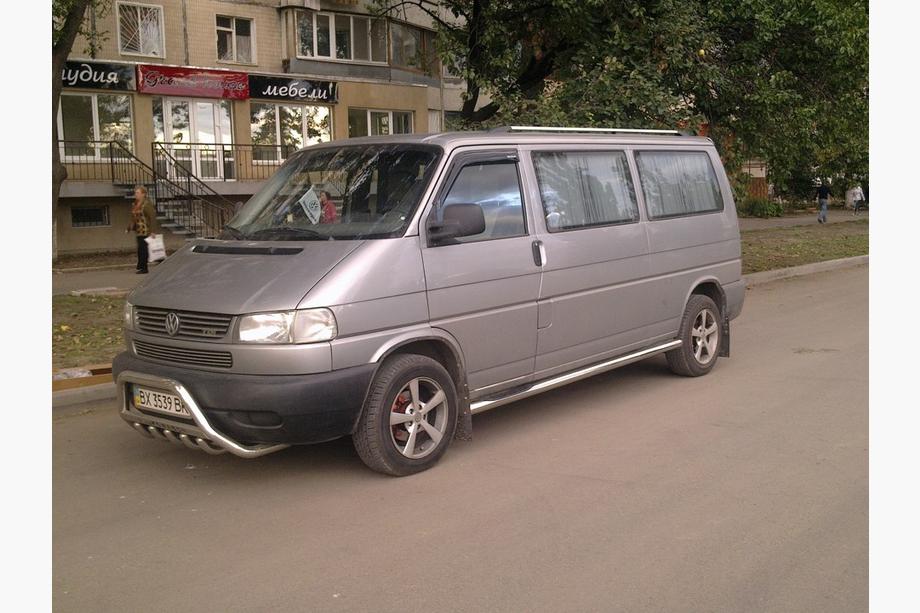 Volkswagen T4 Transporter 1990-2003 Seitliche Rohre (2 Stk., Edelstahl) Foto 2