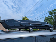 KIA EV9 Querträger für integrierte Dachreling mit Schlüssel Ecem V2 (2 Stk) bis 120 cm, Schwarz Foto 16