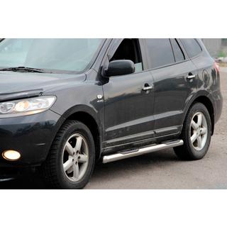 Seitliche Rohre B3 (2 Stk., Edelstahl) Hyundai Santa Fe 2 2006-2012