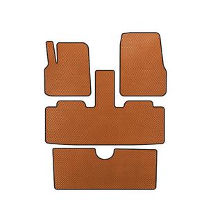 EVA Fußmatten (3 Reihen, 7-Sitzer, Orange)