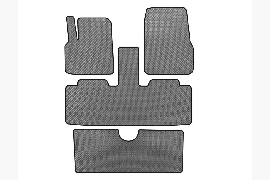 Renault Espace 2002-2014 EVA Fußmatten (3 Reihen, 7-Sitzer, Grau) Image