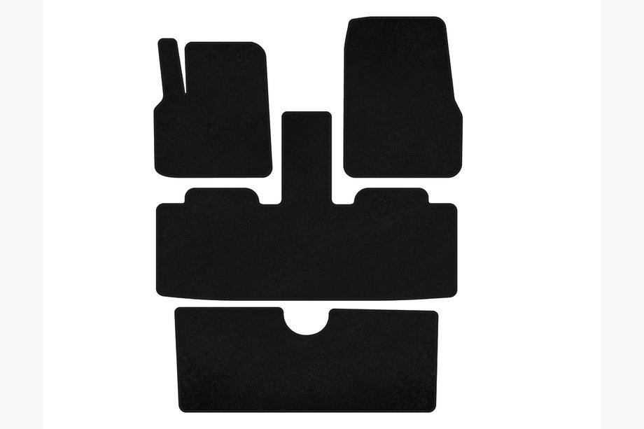 Renault Espace 2002-2014 Textil Fußmatten Classic (3 Reihen, 7-Sitzer, Schwarz) Foto 1