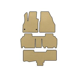 EVA Fußmatten (3 Reihen, 5-türig/7-Sitzer, Beige) Renault Kangoo 2008–2020