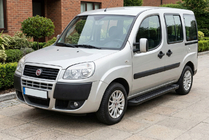 Fiat Doblo I 2005-2010 Trittbretter Allmond Black (2 Stk., Aluminium) Maxi Radstand Foto 1