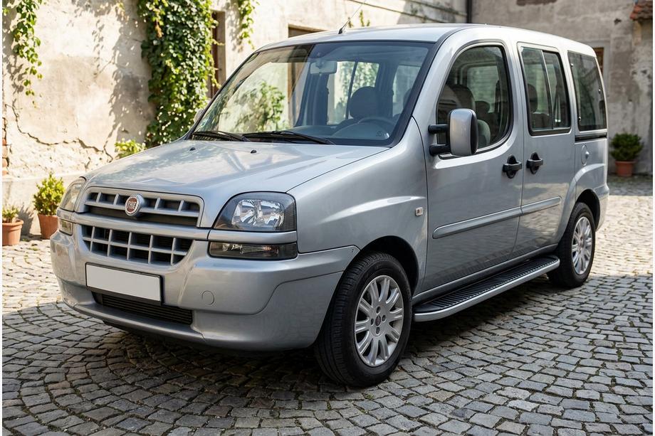 Fiat Doblo I 2005-2010 Seitenschweller Tayga (2 Stk., Aluminium) Maxi Basis Image
