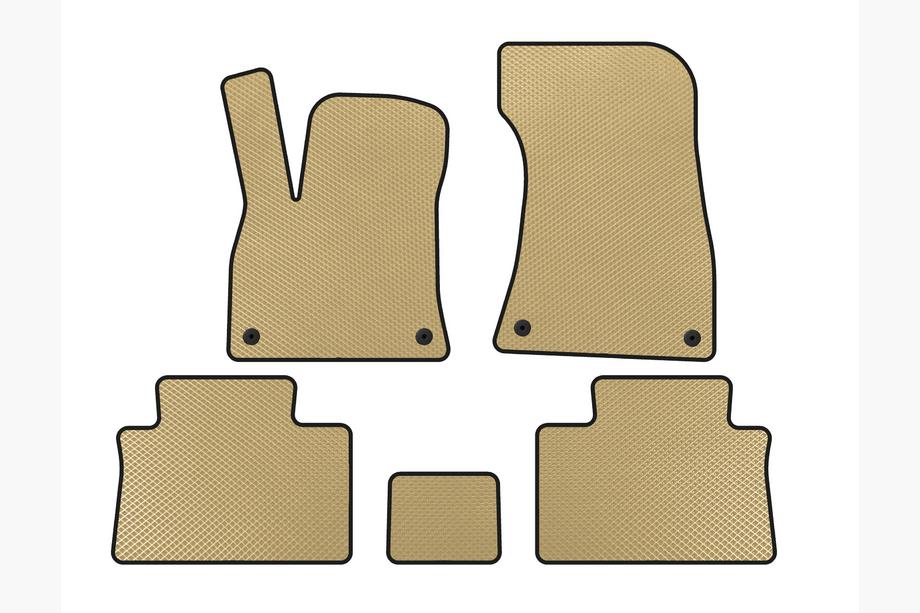 Audi e-Tron 2018-2022 EVA Fußmatten (Sportback, Beige) Image