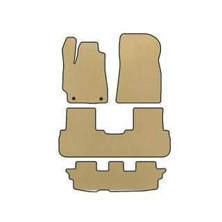 EVA Fußmatten (3 Reihen, Beige)