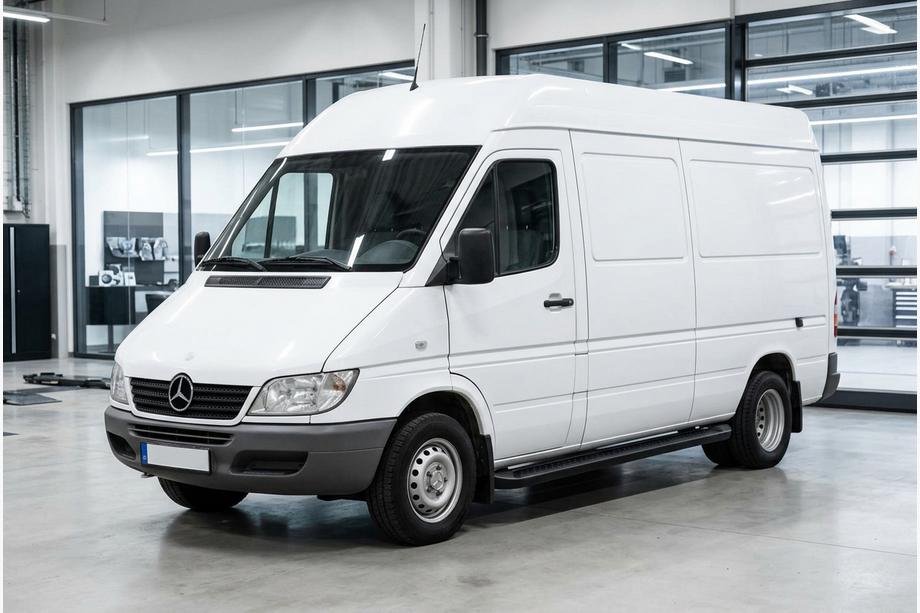 Mercedes Sprinter W901/902/903/904/905 1995–2006 Trittbretter Allmond Black (2 Stk., Aluminium) Image
