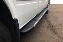 Mercedes Sprinter W901/902/903/904/905 1995–2006 Trittbretter Duru (2 Stk., Aluminium) Foto 1