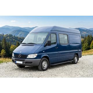 Seitenschweller Bosphorus Black (2 Stk., Aluminium) Mercedes Sprinter W901/902/903/904/905 1995–2006 Foto 1