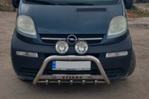 Opel Vivaro 2001–2015 Frontbügel WT003-4 (Edelstahl) Ohne Schriftzug Foto 9