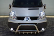 Opel Vivaro 2001–2015 Frontbügel WT003-4 (Edelstahl) Ohne Schriftzug Foto 3