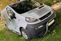 Opel Vivaro 2001–2015 Frontbügel WT003-4 (Edelstahl) Ohne Schriftzug Foto 5