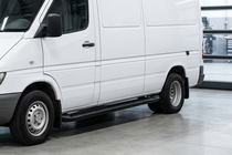 Volkswagen LT 1995-2006 Trittbretter Allmond Black (2 Stk., Aluminium) Langer Radstand Foto 1