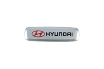 Hyundai Aluminium Emblem für Fußmatten (1 Stk) Foto 1